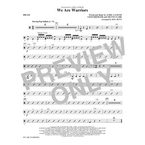 We Are Warriors (Warrior) (arr. Mac Huff) - Drums