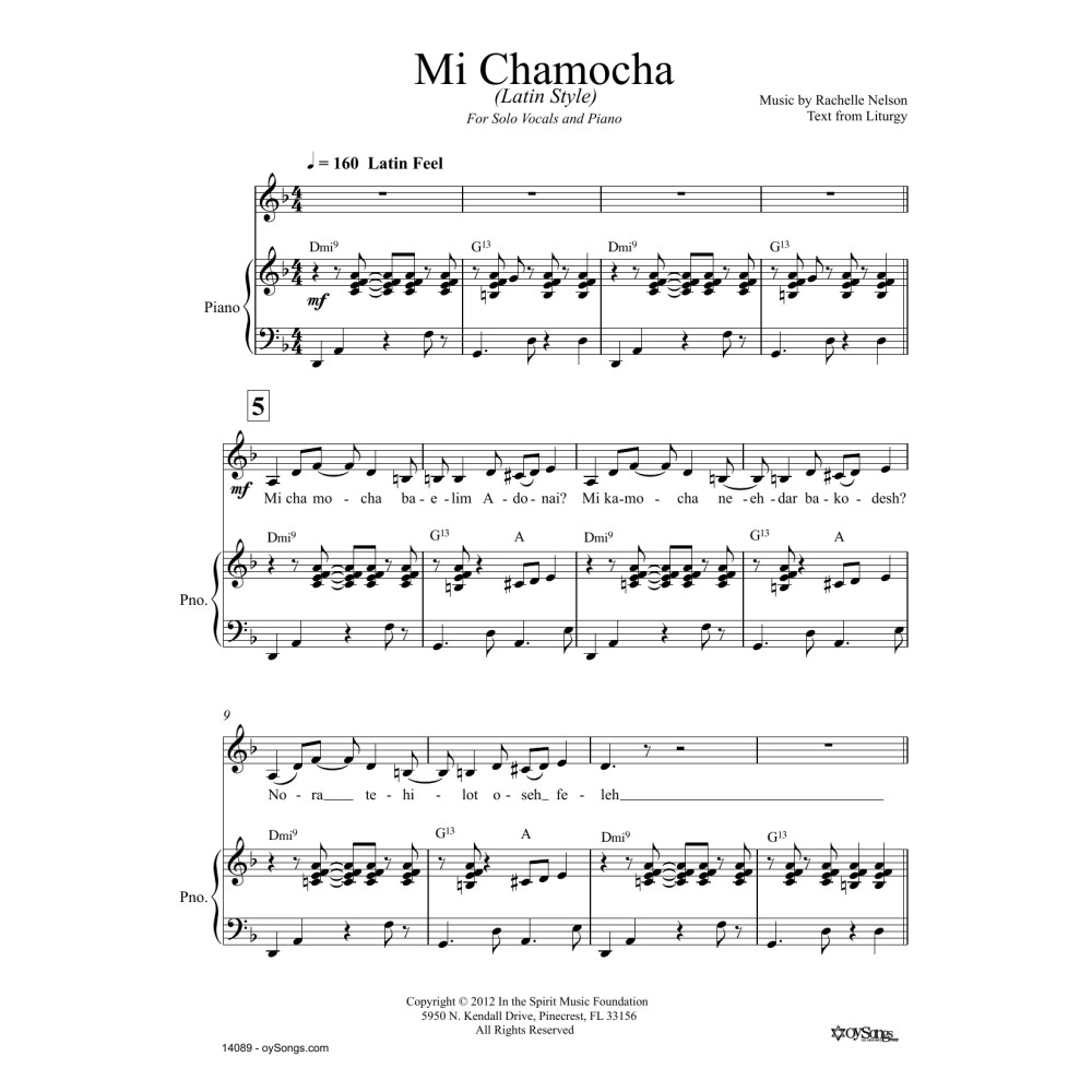 Mi Chamocha Latin Style
