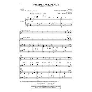 Wonderful Peace (arr. Joshua Metzger)