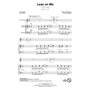 Lean On Me (arr. Mac Huff)