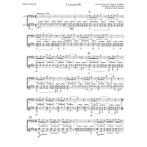 Lesson 8 (from Sunday In The Park With George)
