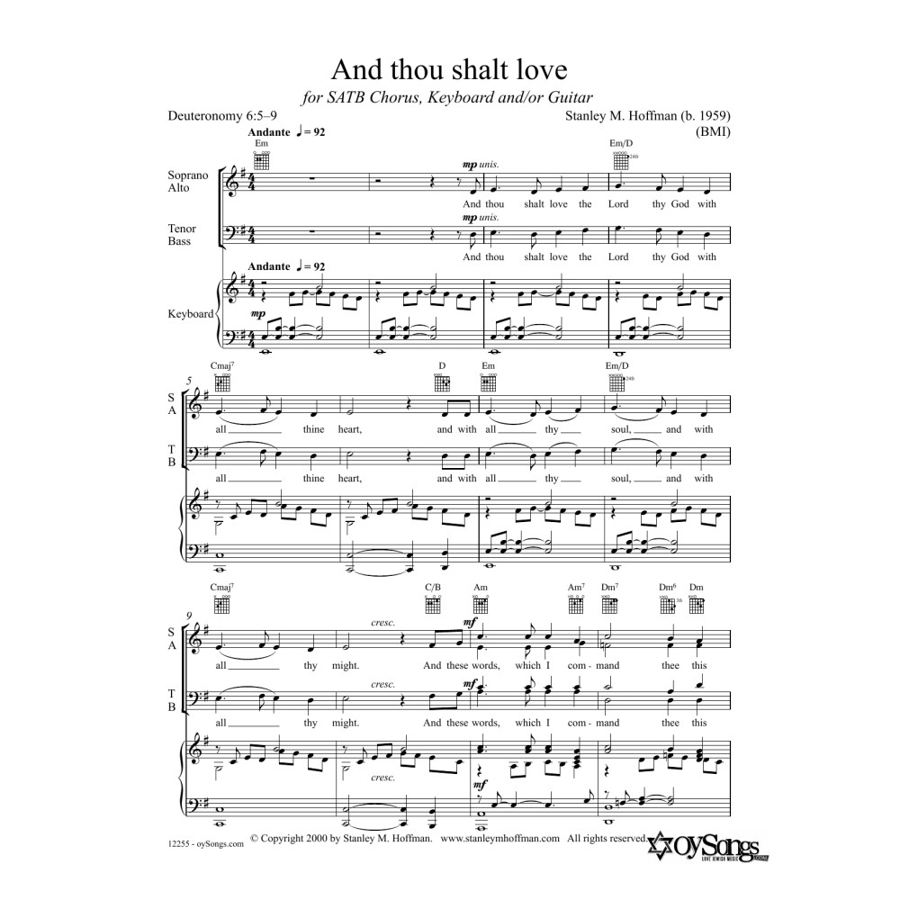And Thou Shalt Love