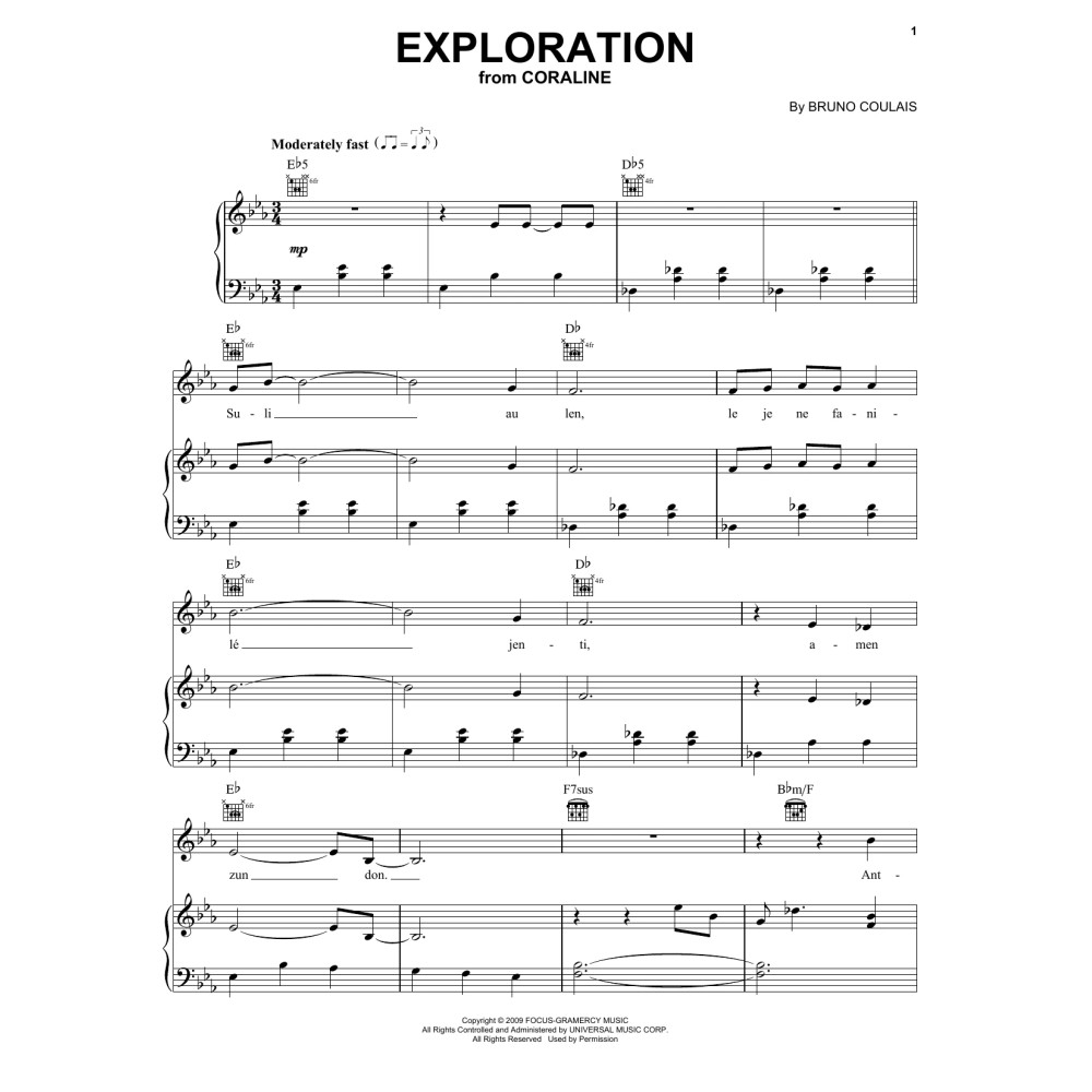 Exploration (from Coraline)
