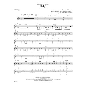 Help! (arr. Alan Billingsley) - Guitar