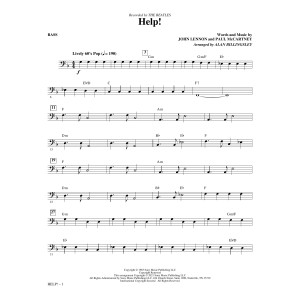 Help! (arr. Alan Billingsley) - Bass