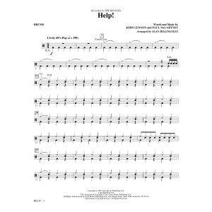 Help! (arr. Alan Billingsley) - Drums