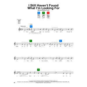 I Still Haven't Found What I'm Looking For