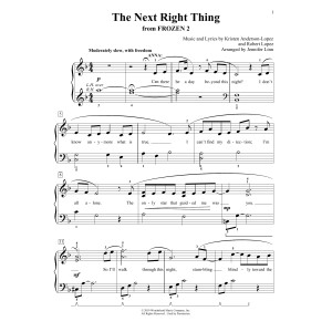 The Next Right Thing (from Disney's Frozen 2) (arr. Jennifer Linn)