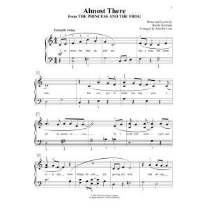 Almost There (from The Princess and the Frog) (arr. Jennifer Linn)