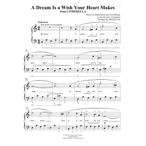 A Dream Is A Wish Your Heart Makes (from Cinderella) (arr. Jennifer Linn)