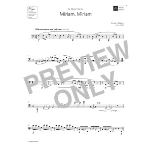 Miriam, Miriam (Grade 6 List B10 from the ABRSM Bassoon syllabus from 2022)