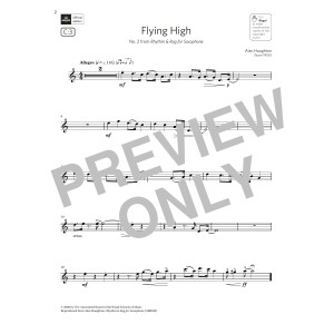 Flying High (No. 2 from Rhythm & Rag) (Grade 2 List C3 from the ABRSM Saxophone syllabus from 2022)