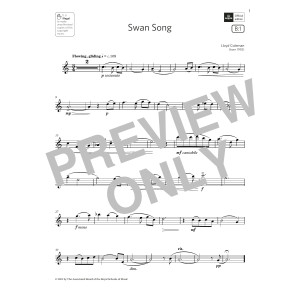 Swan Song (Grade 3 List B1 from the ABRSM Saxophone syllabus from 2022)