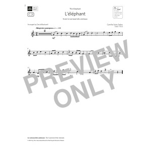 L'éléphant (from Le carnaval des animaux) (Grade 1 C3 from the ABRSM Saxophone syllabus from 2022)