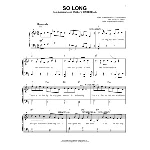 So Long (from Andrew Lloyd Webber's Cinderella)