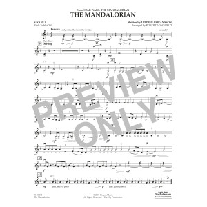 The Mandalorian (arr. Robert Longfield) - Violin 3 (Viola Treble Clef)