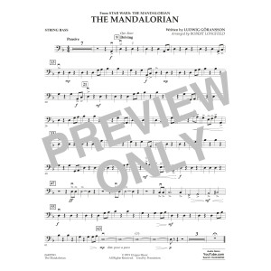 The Mandalorian (arr. Robert Longfield) - Bass