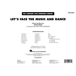 Let's Face the Music and Dance (arr. Michael Philip Mossman) - Conductor Score (Full Score)