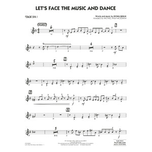 Let's Face the Music and Dance (arr. Michael Philip Mossman) - Tenor Sax 1