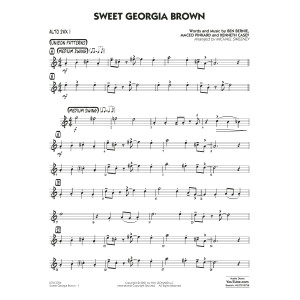 Sweet Georgia Brown (arr. Michael Sweeney) - Alto Sax 1