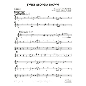 Sweet Georgia Brown (arr. Michael Sweeney) - Alto Sax 2