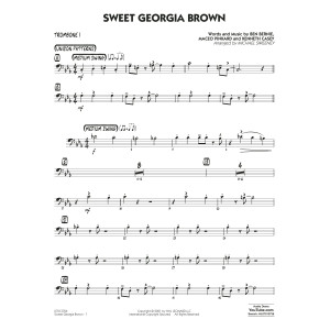 Sweet Georgia Brown (arr. Michael Sweeney) - Trombone 1