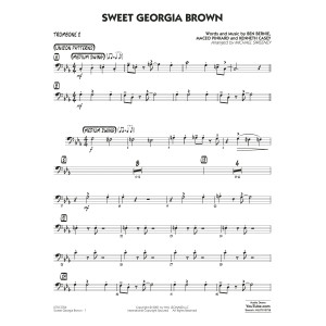 Sweet Georgia Brown (arr. Michael Sweeney) - Trombone 2