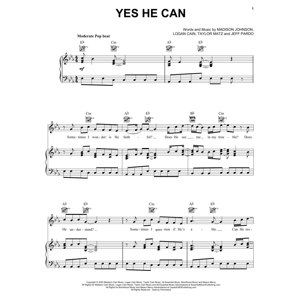Yes He Can