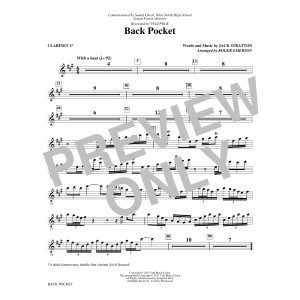 Back Pocket (arr. Roger Emerson) - Clarinet 1