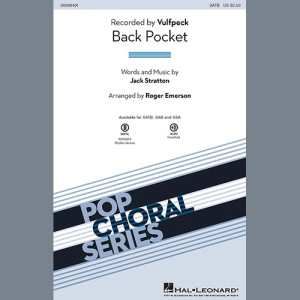 Back Pocket (arr. Roger Emerson) - Bass