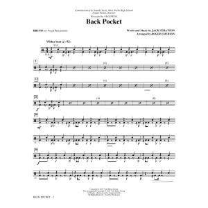 Back Pocket (arr. Roger Emerson) - Drums
