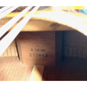 Martin D12-20 Natural 12 cordes 1970