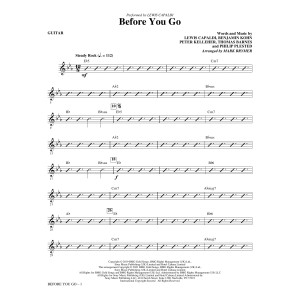 Before You Go (arr. Mark Brymer) - Guitar