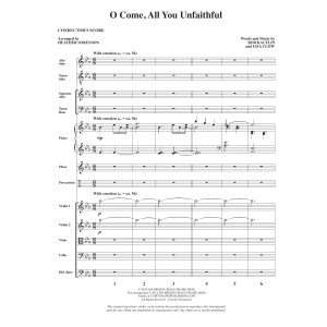 O Come, All You Unfaithful (arr. Heather Sorenson) - Full Score