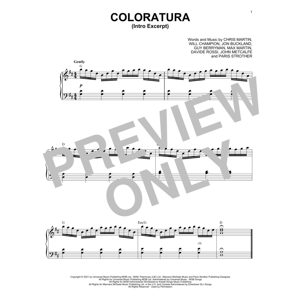 Coloratura (Intro Excerpt)
