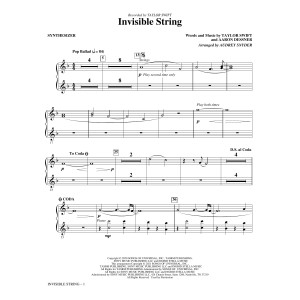 invisible string (arr. Audrey Snyder) - Synthesizer