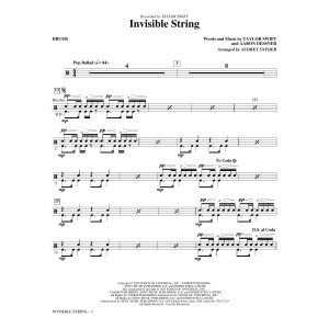 invisible string (arr. Audrey Snyder) - Drums