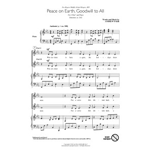 Peace On Earth, Goodwill To All