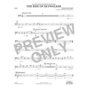 The Rise of Skywalker (from The Rise of Skywalker) (arr. Longfield) - Bass