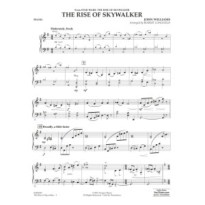 The Rise of Skywalker (from The Rise of Skywalker) (arr. Longfield) - Piano