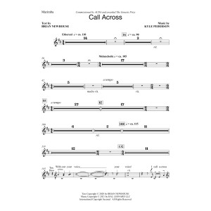 Call Across - Marimba