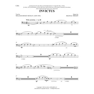Invictus - Cello