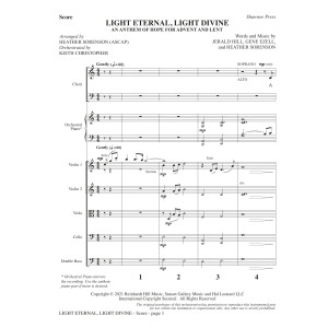 Light Eternal, Light Divine (An Anthem Of Hope For Advent And Lent) - Full Score