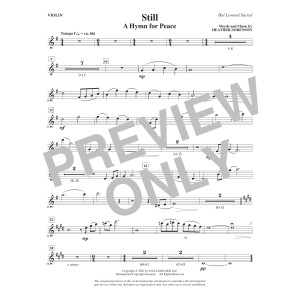 Still (A Hymn For Peace) - Violin