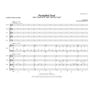 Pachelbel Noel (arr. Heather Sorenson) - Full Score