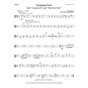 Pachelbel Noel (arr. Heather Sorenson) - Viola