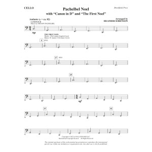 Pachelbel Noel (arr. Heather Sorenson) - Cello