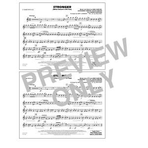 Stronger (What Doesn't Kill You) (arr. Matt Conaway) - Eb Baritone Sax