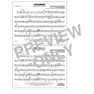 Stronger (What Doesn't Kill You) (arr. Matt Conaway) - Electric Bass
