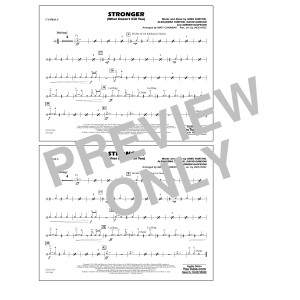 Stronger (What Doesn't Kill You) (arr. Matt Conaway) - Cymbals